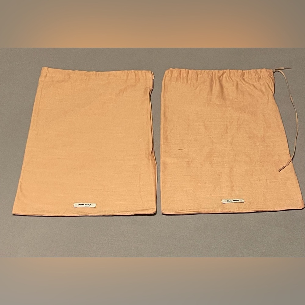 Vintage Miu Miu dust bags